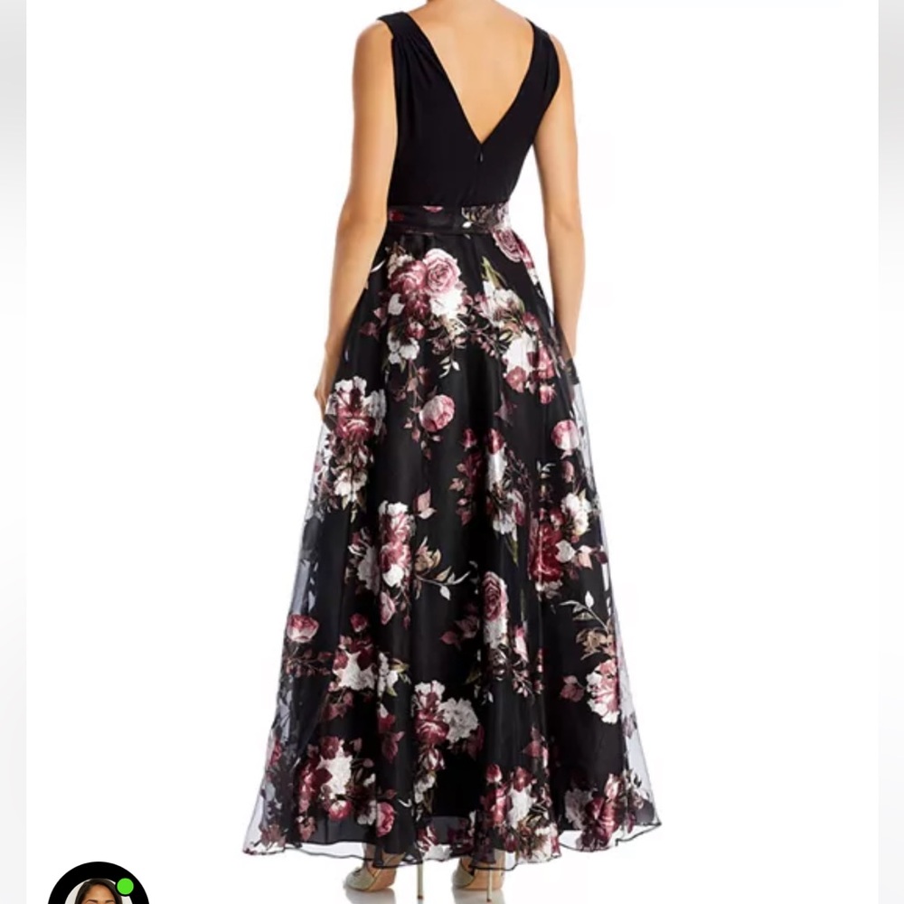 Eliza J 0P Sleeveless Wrap Bodice Gown - Picture 2 of 6
